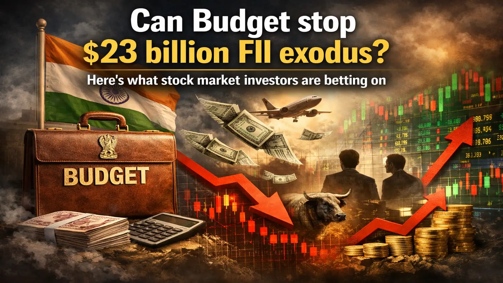 The FII Exodus: How to Trade the Next Support Level at 23,900
